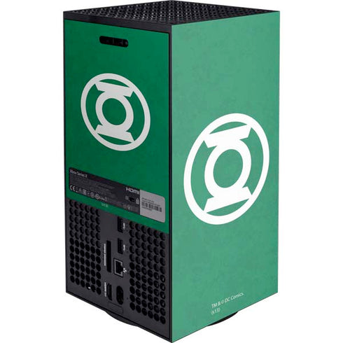 DC Comics Green Lantern Original Logo XBox Series X Digital Edition Console Skin